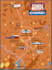 make flat, linear, modern hand drawn map vector illustration