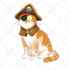 draw a unique and cute pet cat illustration