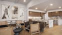 design modern cabinet, TV media wall, shelf, kitchen design, 3d rendering