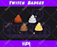 create custom stylistic loyalty badges for twitch