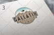 do vintage retro logo design with hand drawn illustration