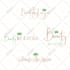 design eyelashes, nails and makeup watercolor signature logo