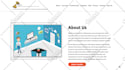 create a responsive modern business website HTML CSS js