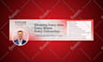 design premium and professional linkedin banner