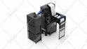 do industrial 3d model and photorealistic render