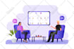 design 2d flat vector illustration for your website or app