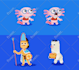 illustrate and animate a stickers collection