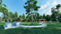 design your landscape, garden, backyard, pool, patio 3d rendering view