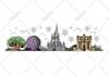 illustration stickers, hand drawn designs for printing