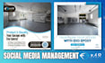 do engaging social media post designs and management for your business