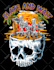draw a skull, skeleton theme illustration for your branding