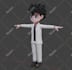 make a 3d anime character model