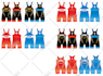 design custom sportswear, wrestling gear, singlets with sublimation files