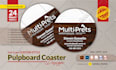 design pulpboard paper coasters, mouse pad, drinkware