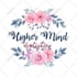 design floral watercolor logo design for your brand