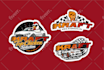 create cool sticker design pack