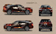 design a custom vehicle wrap, cars, pickups, trailers design