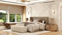 do bedroom interior design and architectural 3d rendering