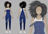 make your character design with manga style
