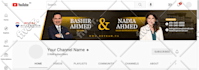 create real estate youtube channel banner design for realtor