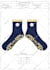 design creative collection and tech pack of socks for your brand
