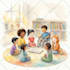 do children book illustration and watercolor illustration