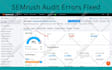 fix ahrefs audit  semrush site audit errors and search console for high rankings