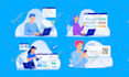 create professional flat design vector illustrations