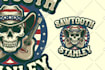 design skull logo mascot and illustration