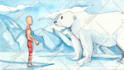 create beautiful watercolor illustration for 2 days