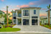 replace sky, green grass, and fire in fireplace in real estate photos