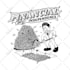 create a retro 1930s rubberhose style character