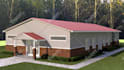 design house exterior and 3d render