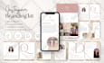 design an elegant instagram branding kit