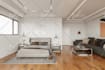 create minimal interior exterior design with realistic render