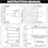 create vector line art draw step by step instruction manual for your product