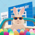draw cute 2d cartoon character, animal, objects, stickers