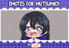 create cute custom chibi anime twitch emotes and sub badges