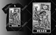 draw death or black metal frame dark horror creepy artwork