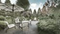 create garden or landscape 3d rendering