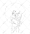 illustrate any photo in one continuous vector line art