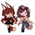 draw a chibi art for you, contact me before order