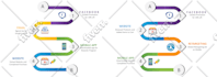 design infographic flow chart,diagram in 12 hours