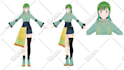 model 3d anime character from your 2d concept