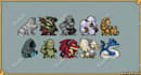 create handmade monsters in pixel art