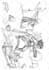illustrate a line art character or creature for you
