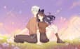 draw anime couple,oc couple,romantic art for you