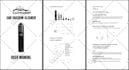 do a clean and clear user manual of your product