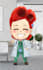 design logo with cute anime mascot