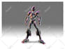 draw mecha robot armor character concept for you